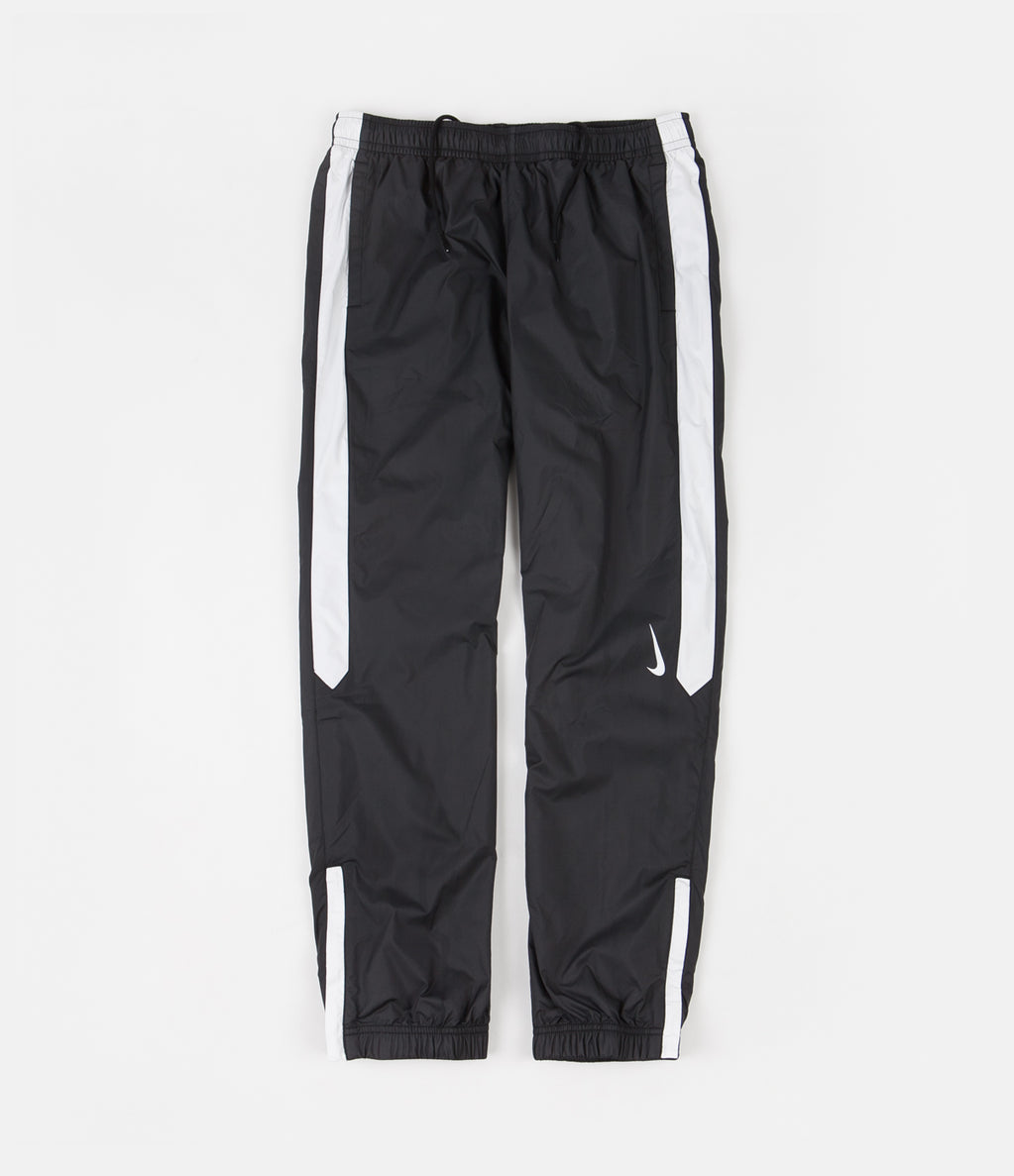 Nike SB Shield Swoosh Track Pants - Black / White / White | Flatspot