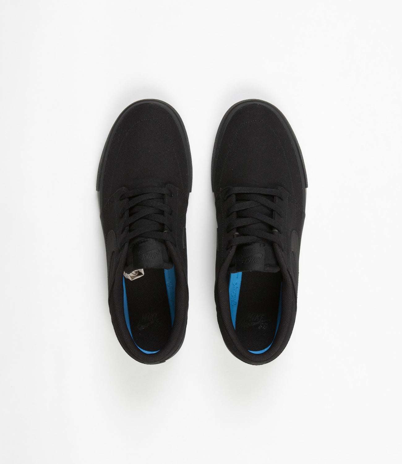 Nike SB Solarsoft Portmore II Canvas Shoes - Black | Flatspot