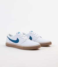 Nike SB Solarsoft Portmore Shoes - White Industrial - | Flatspot