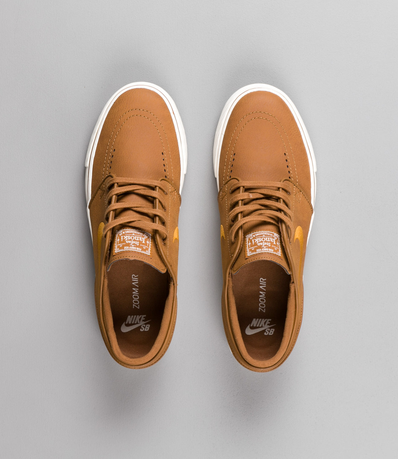 Nike Janoski Leather Shoes - Ale Brown / Desert Ochre Sail | Flatspot