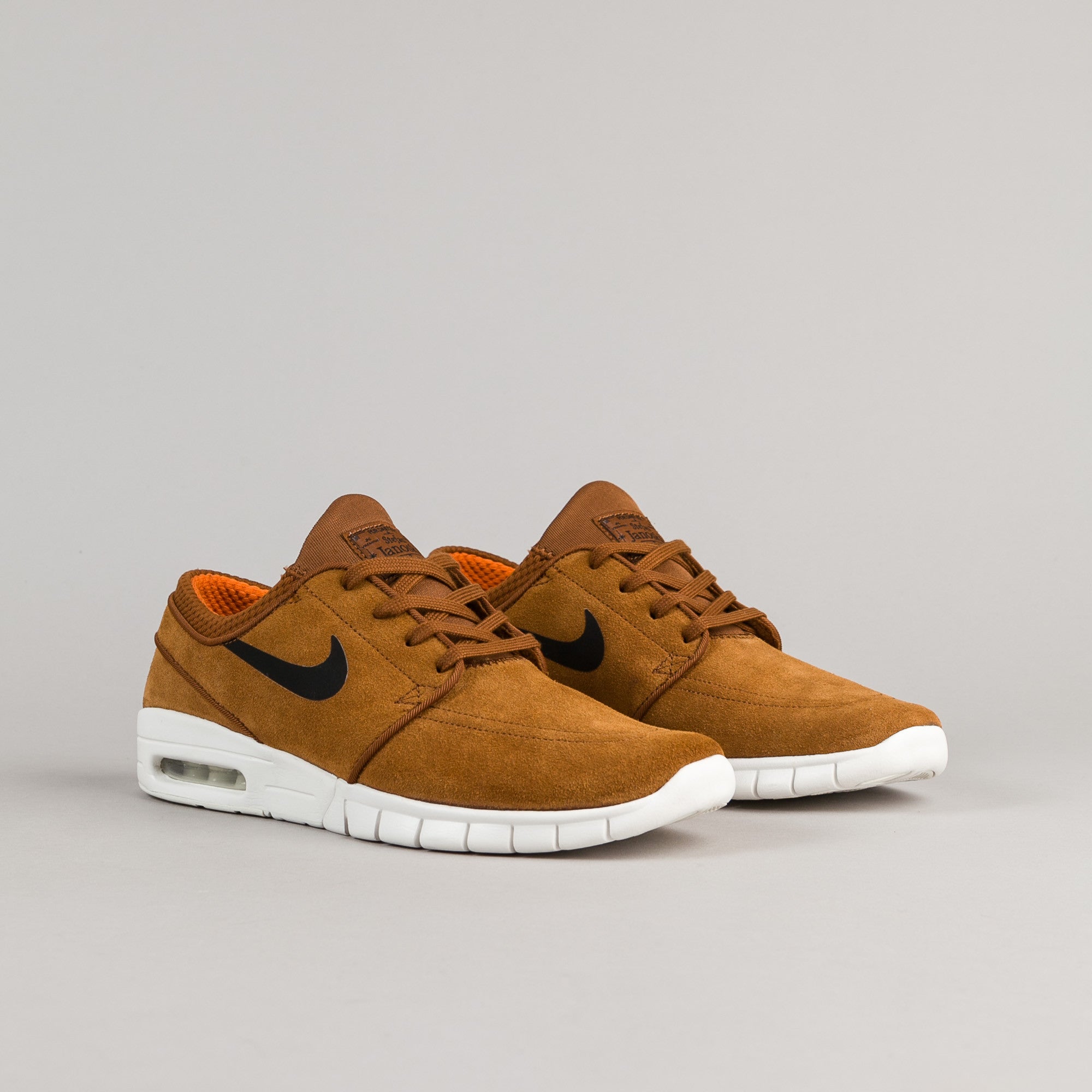 Nike SB Stefan Janoski Max Suede Shoes - Hazelnut / Black - Ivory - Cl |  Flatspot