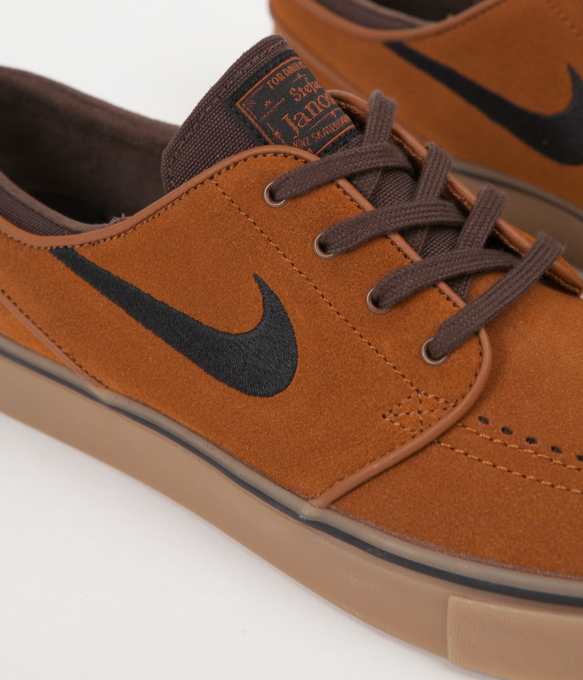 Nike SB Stefan Janoski Shoes - Hazelnut / Black - Baroque Brown - Gum ...