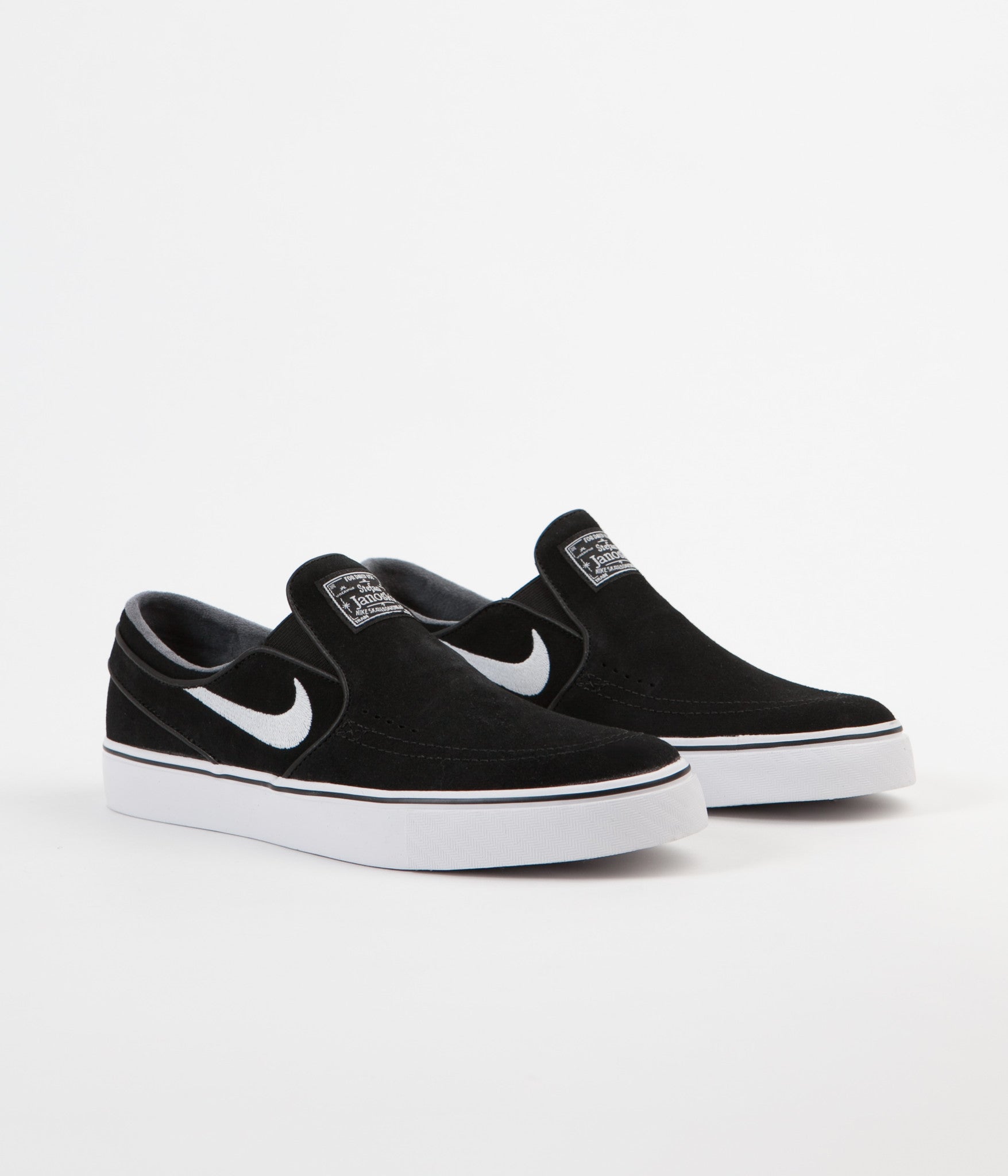 nike janoski slip on black