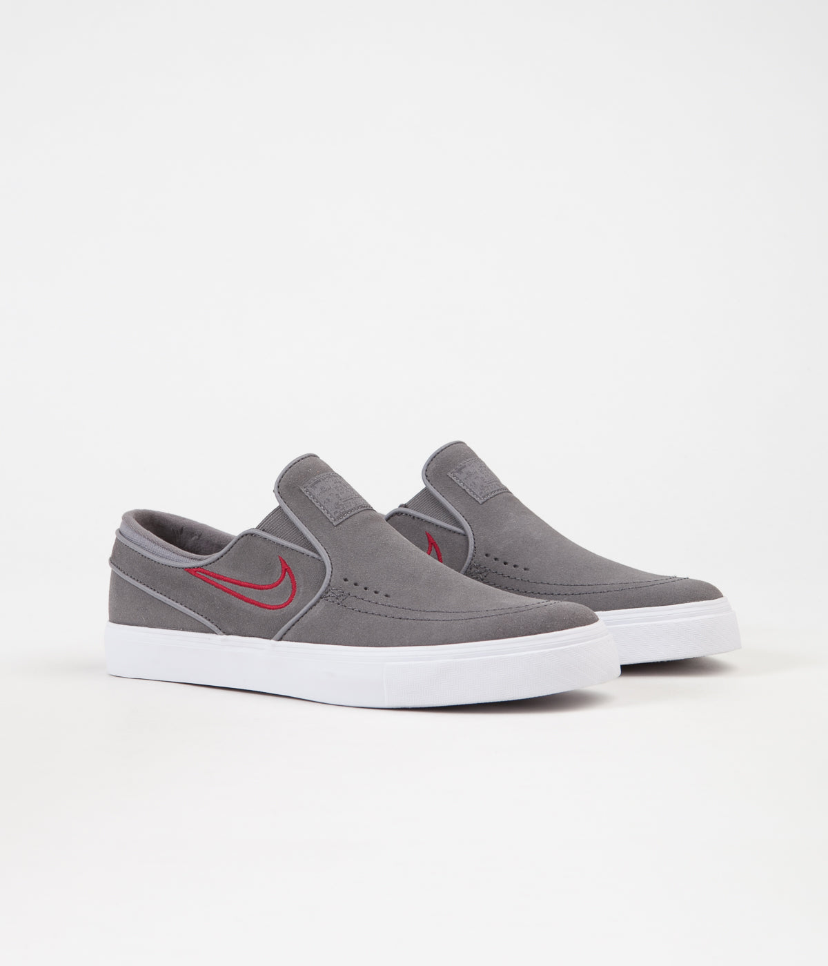 janoski slip on red