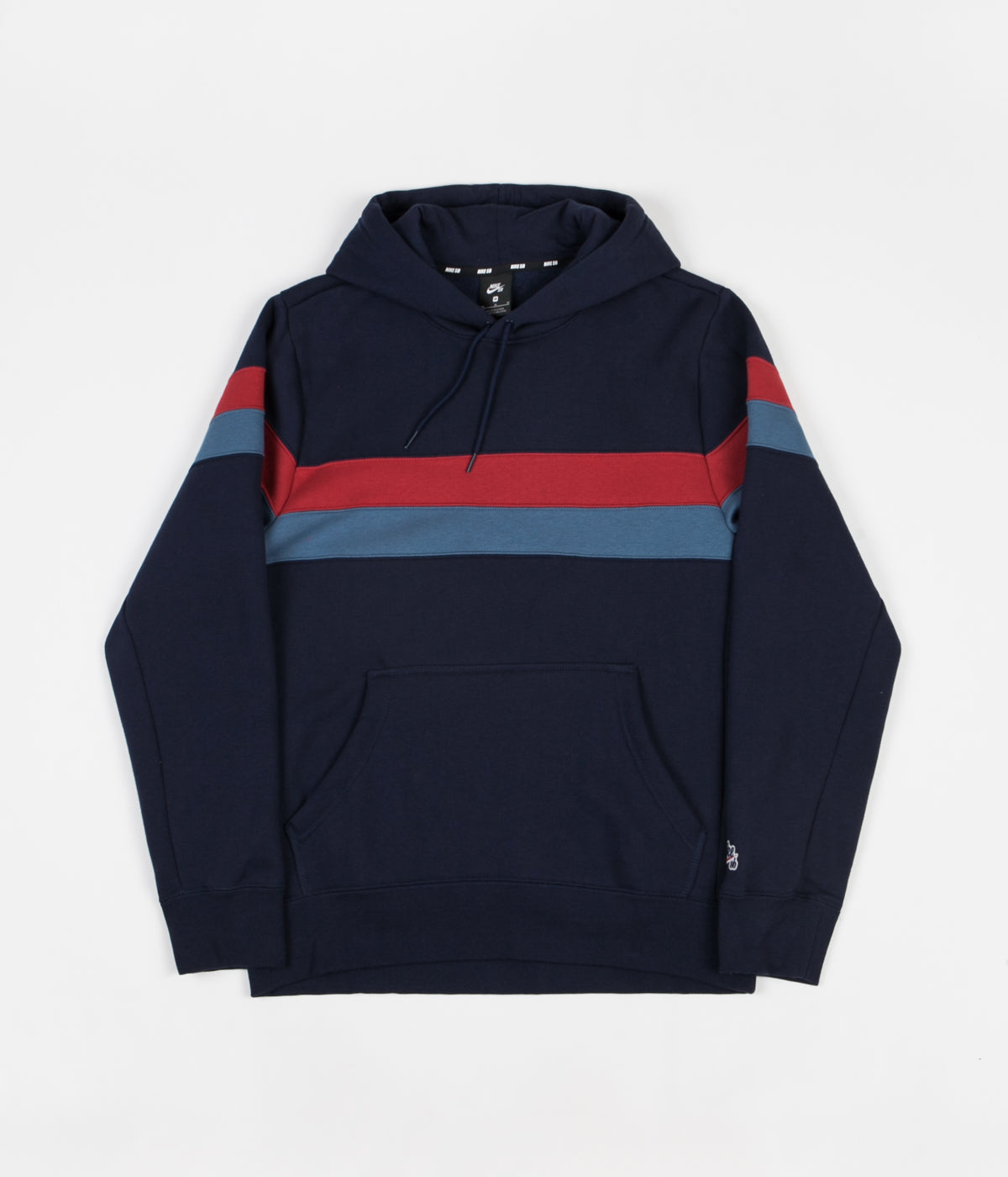 Nike SB Striped Hoodie - Obsidian 