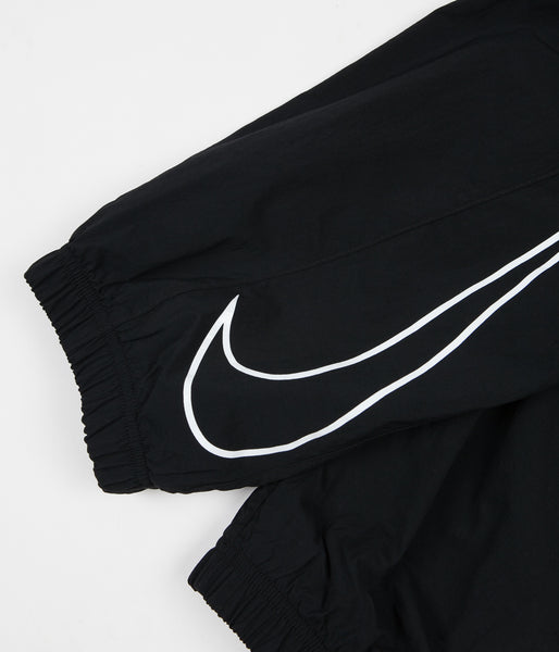 Nike SB Swoosh Track Pants - Black / White / White | Flatspot