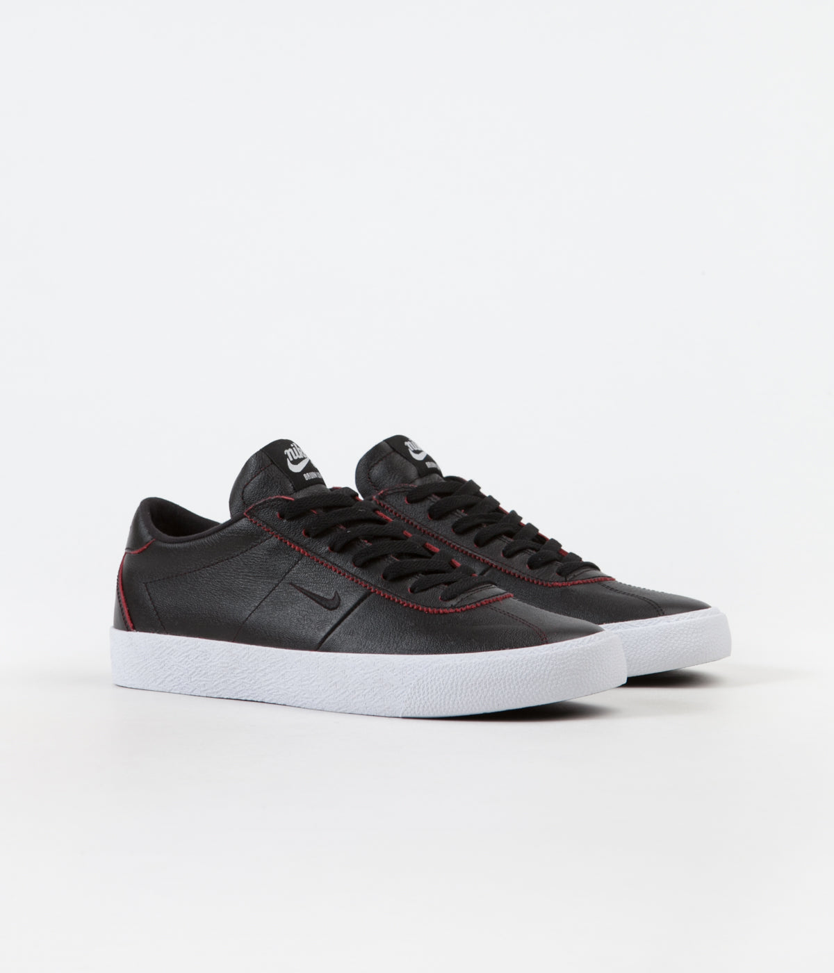 Nike SB x NBA Bruin Ultra Shoes - Black / Black - Red | Flatspot