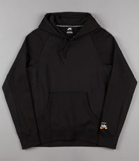 Nike SB x Numbers Icon Hooded Sweatshirt - Black / Vivid Orange