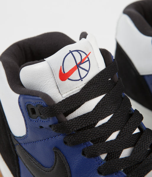 Nike SB x Polar Air Trainer I Shoes - Black / Black / Deep Royal Blue ...