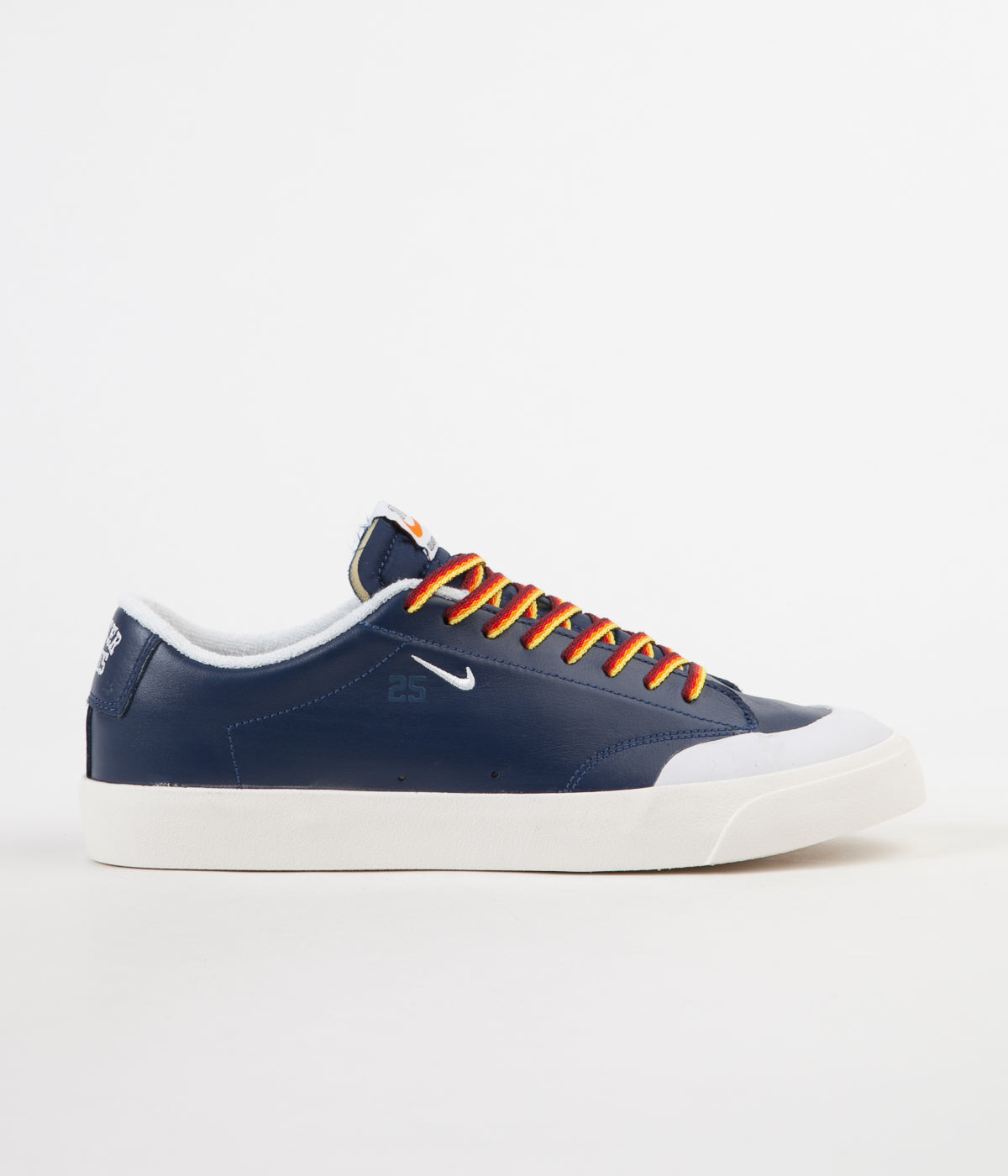 Nike SB x Quartersnacks Blazer Low XT Shoes - Navy / White - Sail | Flatspot