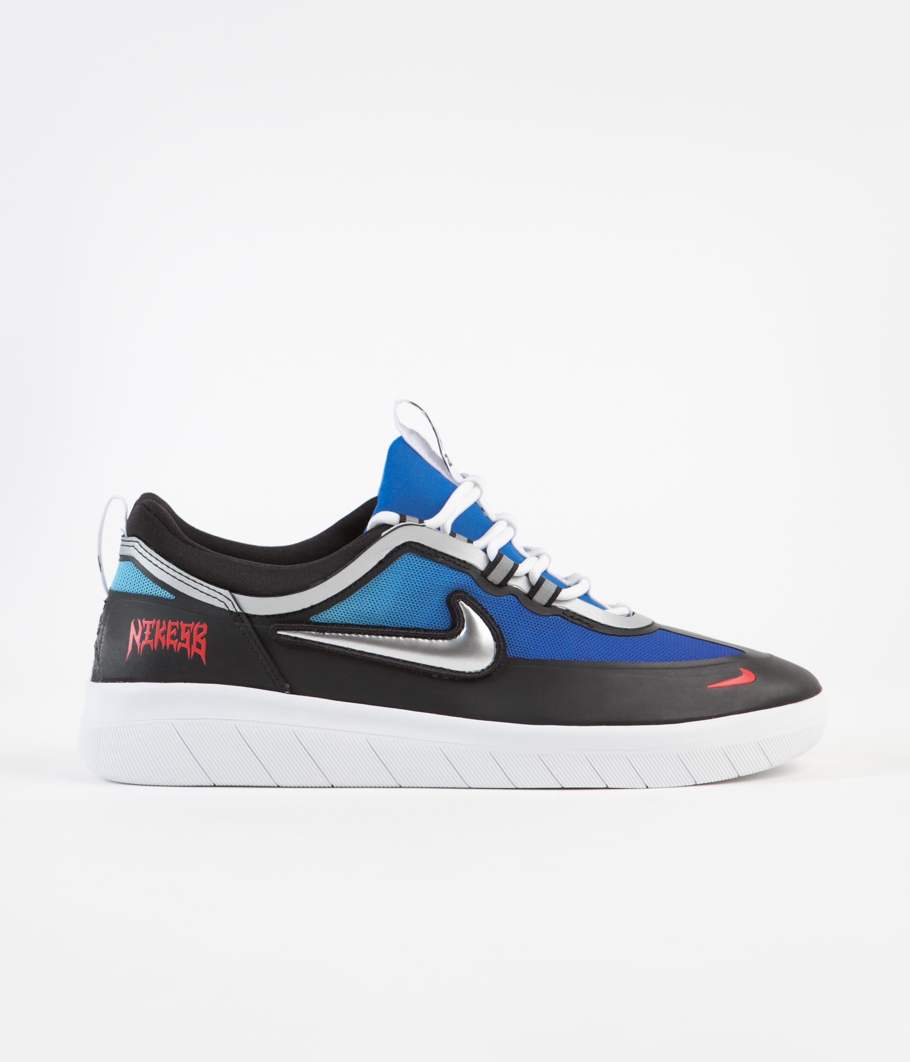 Nike SB x Samborghini Nyjah Free Premium Shoes - Light Blue / | Flatspot
