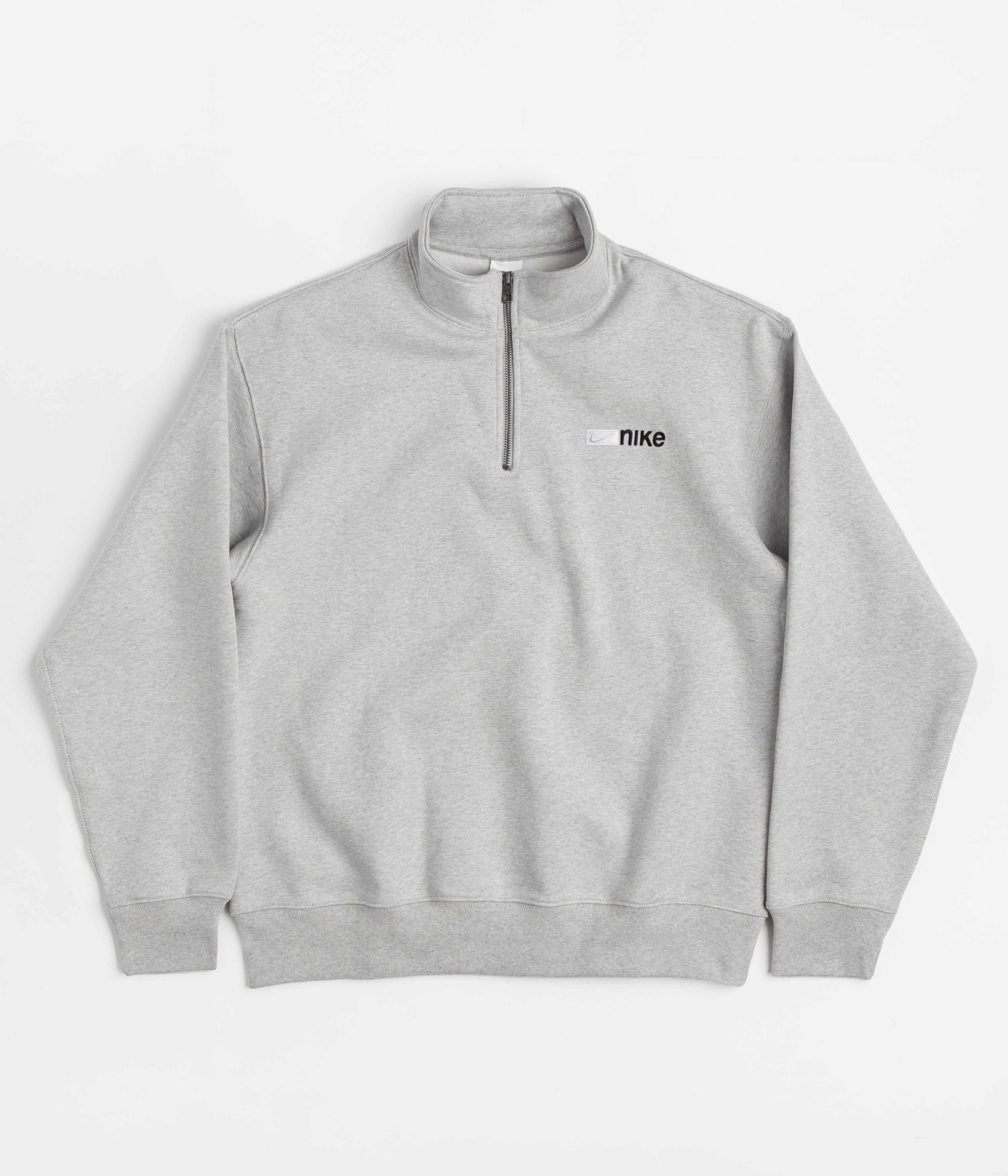 Nike SB Y2K 1/2 Zip Sweatshirt - Grey Heather
