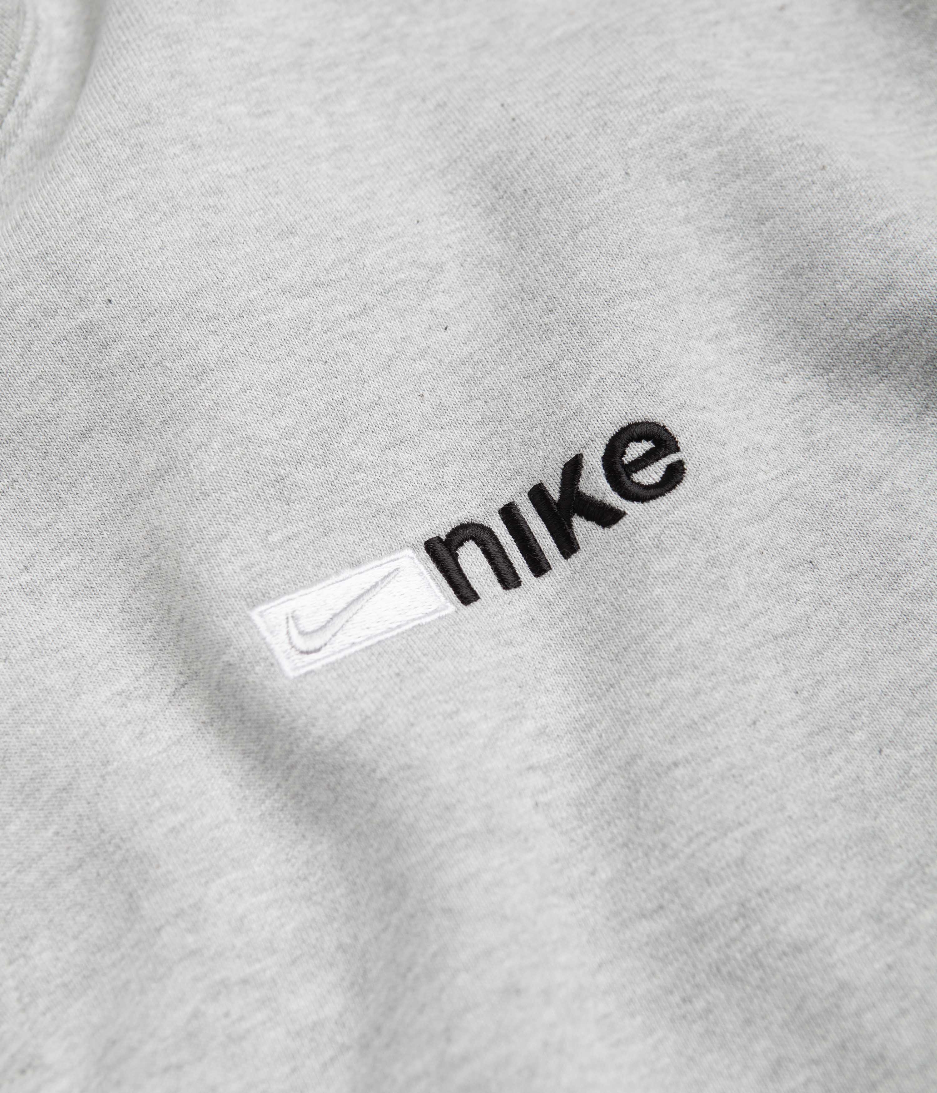 Nike SB Y2K 1/2 Zip Sweatshirt - Grey Heather | Flatspot
