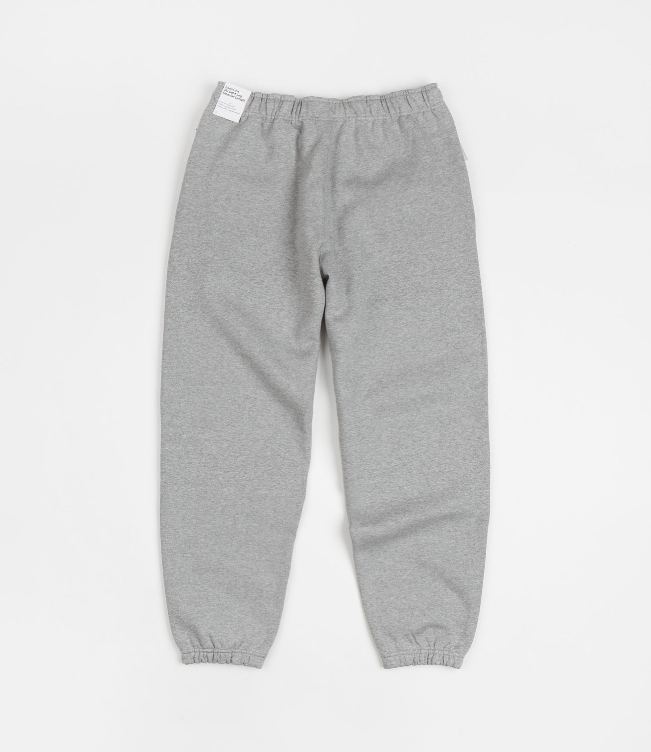 Nike Solo Swoosh Sweatpants - Dark Grey Heather / White | Flatspot