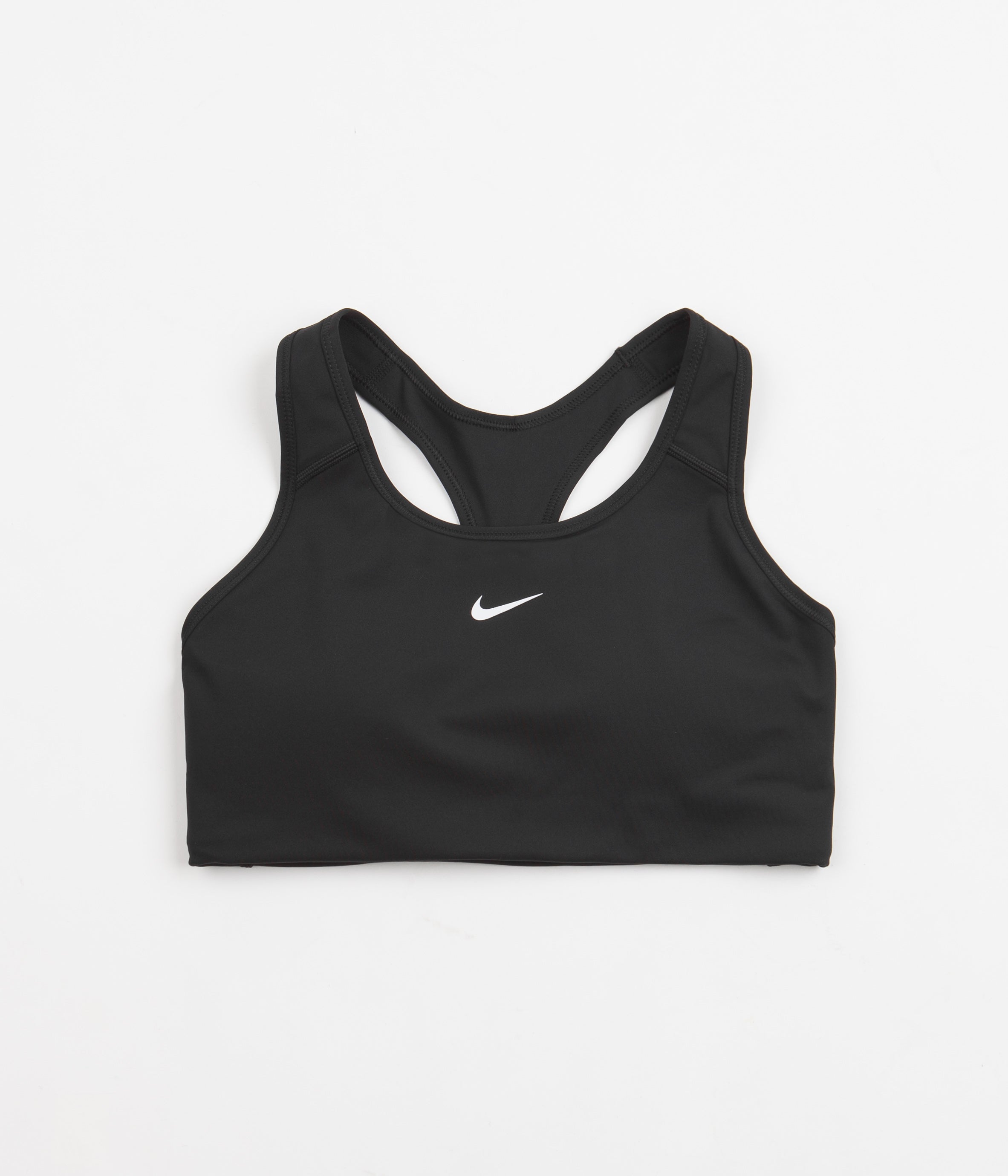 Nike Womens Dri-FIT Medium Support 1 Piece Pad Sports Bra - Black / Wh