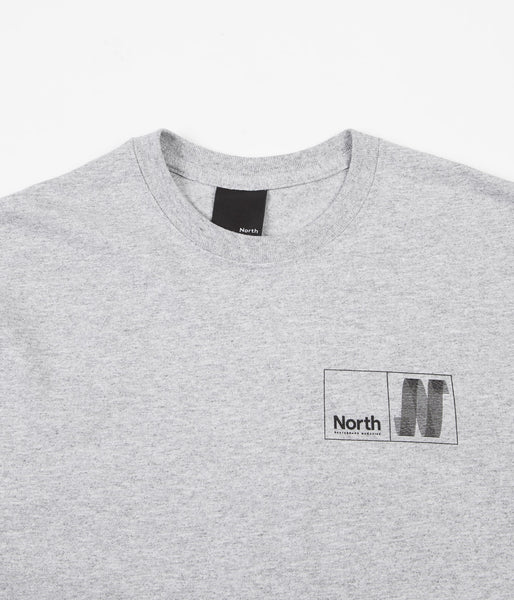 North N Logo T-Shirt - Grey / Black | Flatspot