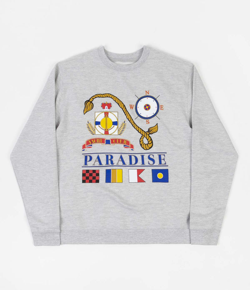 Paradise NYC Yacht Club Crewneck Sweatshirt - Grey | Flatspot