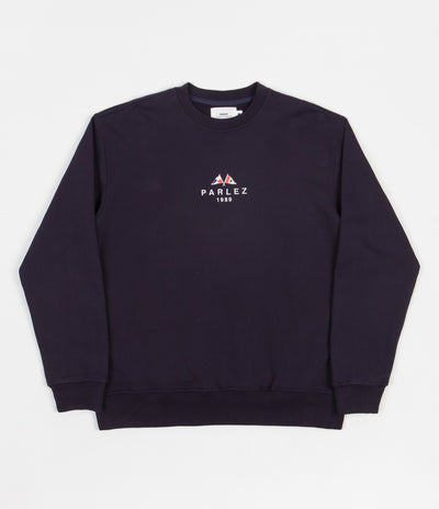 Parlez Iroko Crewneck Sweatshirt - Navy | Flatspot