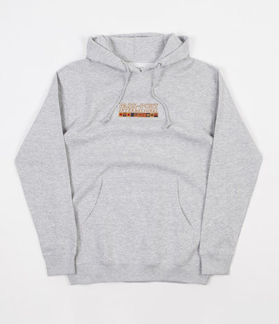 Pass Port International Embroidery Hoodie - Heather Grey | Flatspot