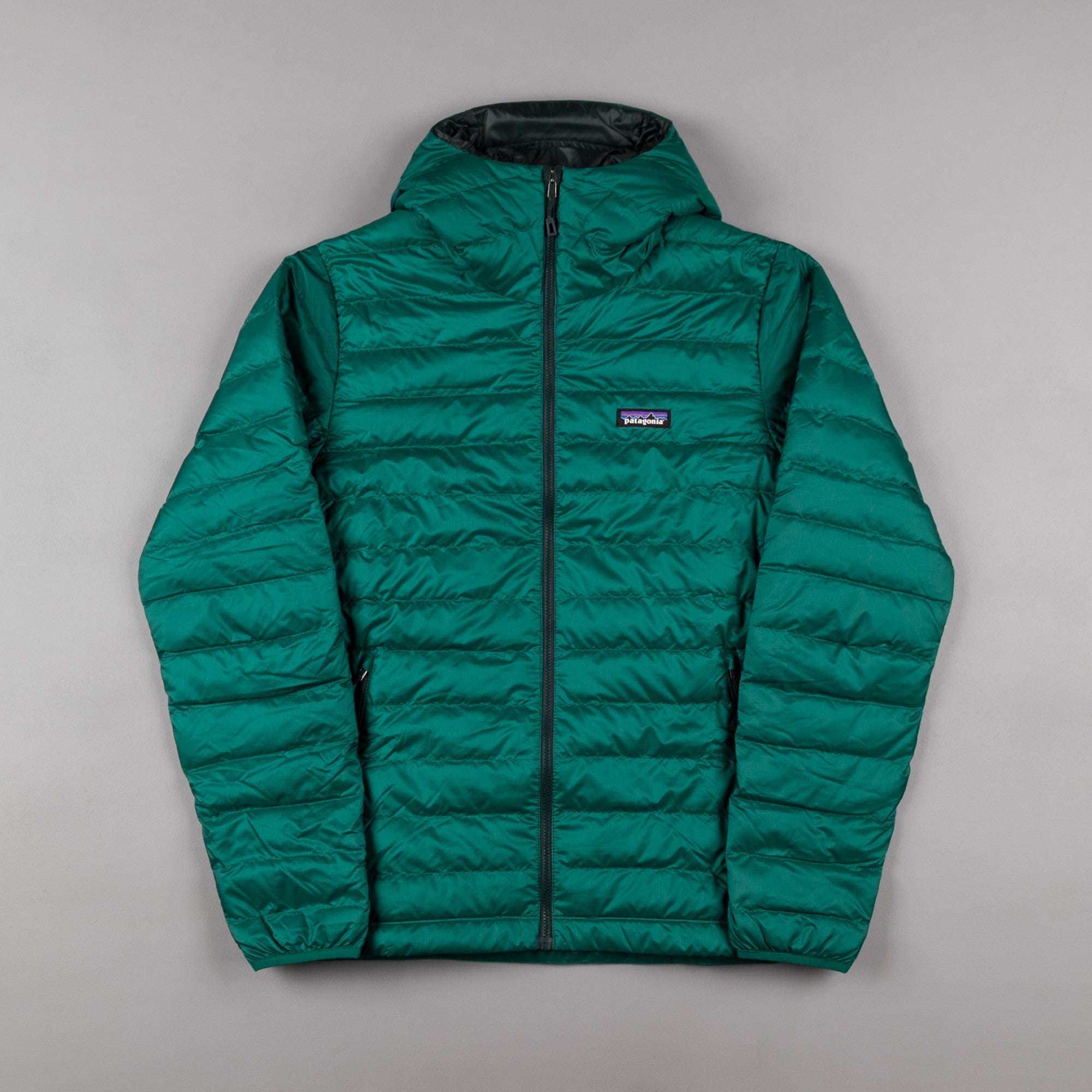 patagonia quilted pullover green
