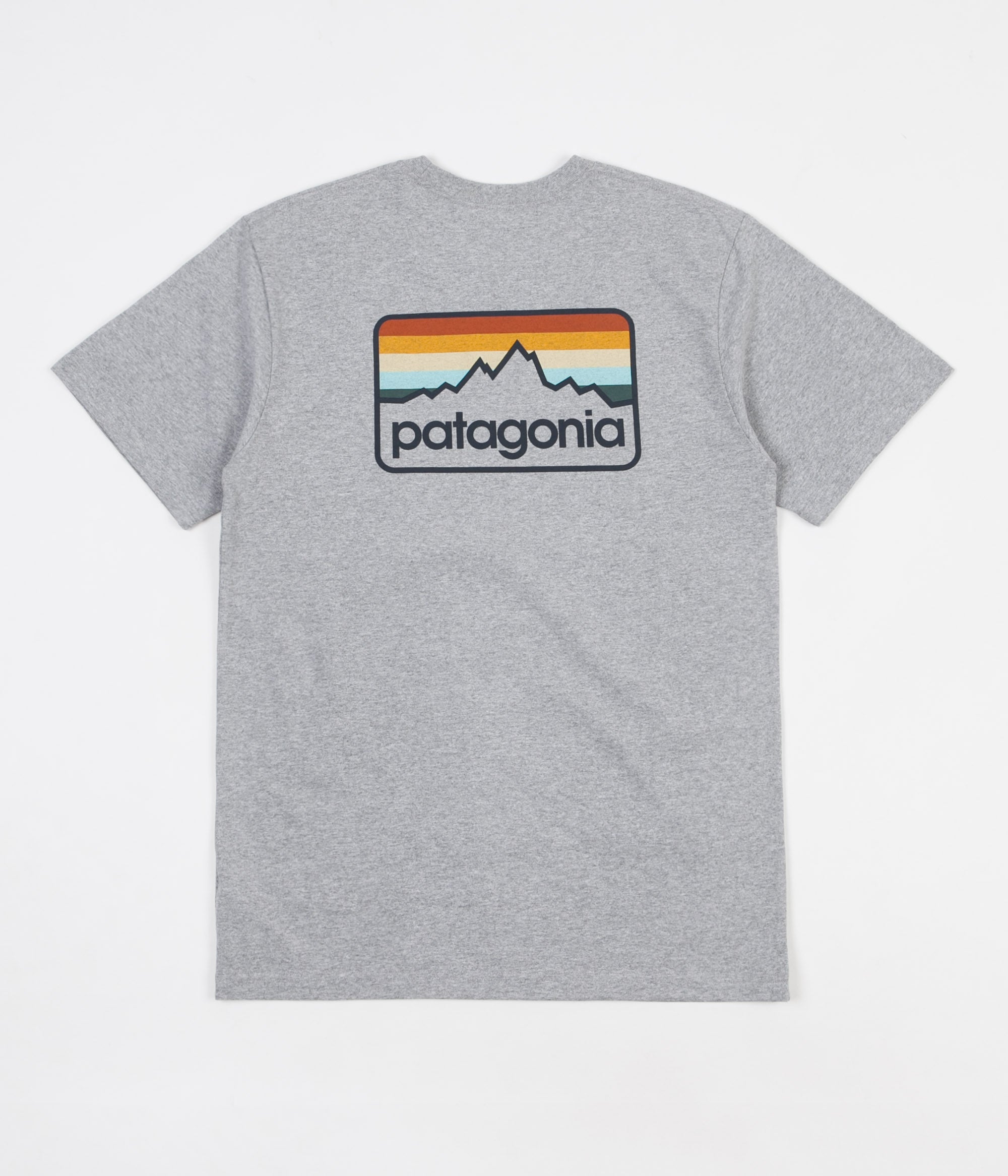 Patagonia Line Logo Badge Responsibili-Tee T-Shirt - Drifter Grey / Sm ...