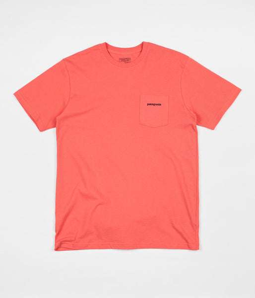 Patagonia P-6 Logo Pocket T-Shirt - Spiced Coral | Flatspot