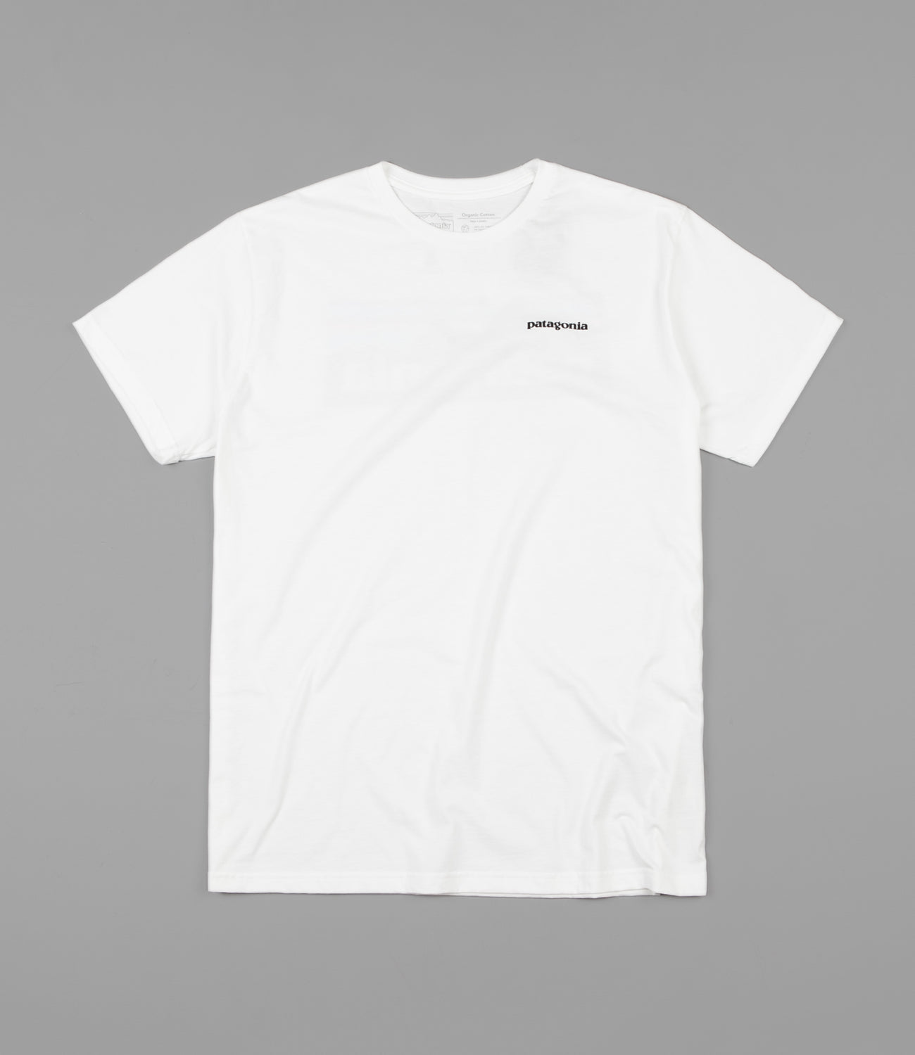 Patagonia P-6 Logo Organic T-Shirt - White | Flatspot