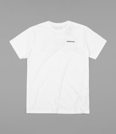 Patagonia P-6 Logo Organic T-Shirt - White | Flatspot