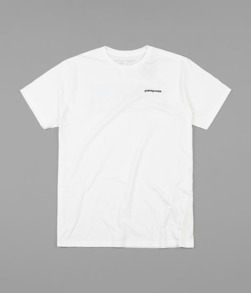 Patagonia P-6 Logo Organic T-Shirt - White | Flatspot
