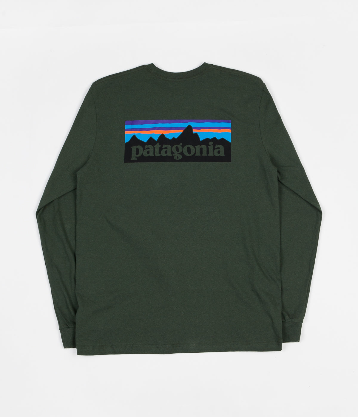 patagonia long sleeve t shirt green