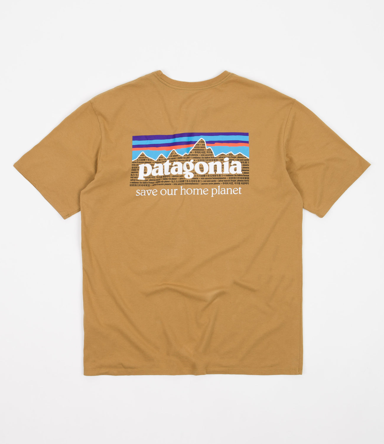 Patagonia P-6 Mission Organic T-Shirt - Oaks Brown | Flatspot