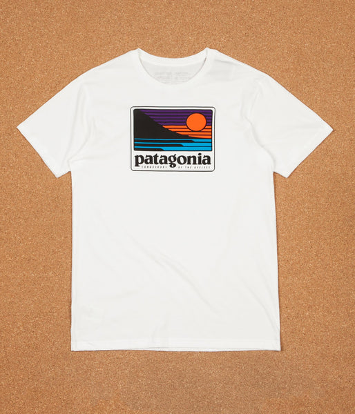 Patagonia Up & Out Organic T-Shirt - White | Flatspot