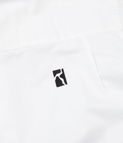 Poetic Collective Fluid Short Sleeve Shirt - White | Flatspot