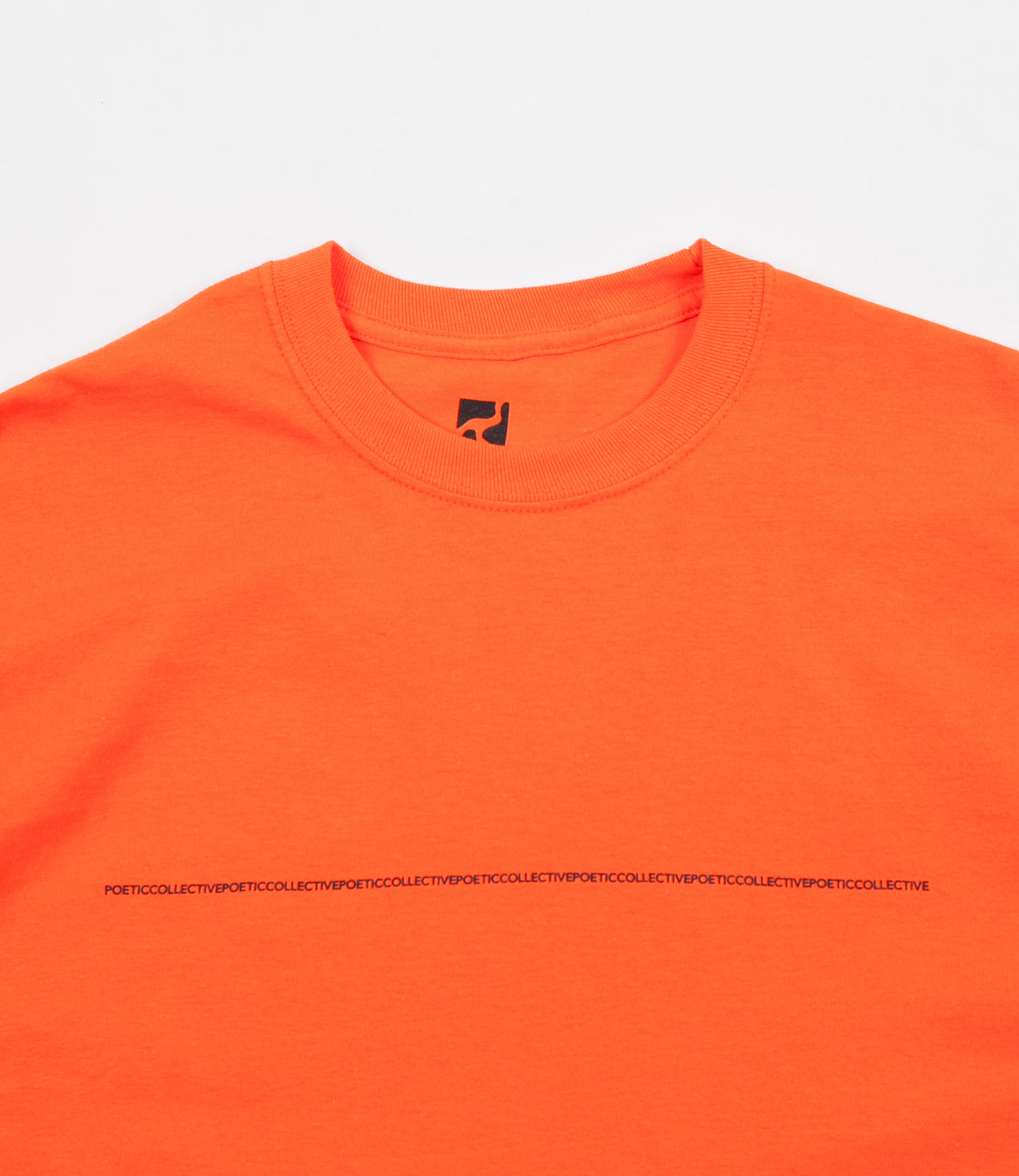 Poetic Collective Long Sleeve T-Shirt - Orange | Flatspot