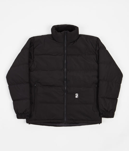 Poetic Collective Puffer Jacket - Black / White | Flatspot