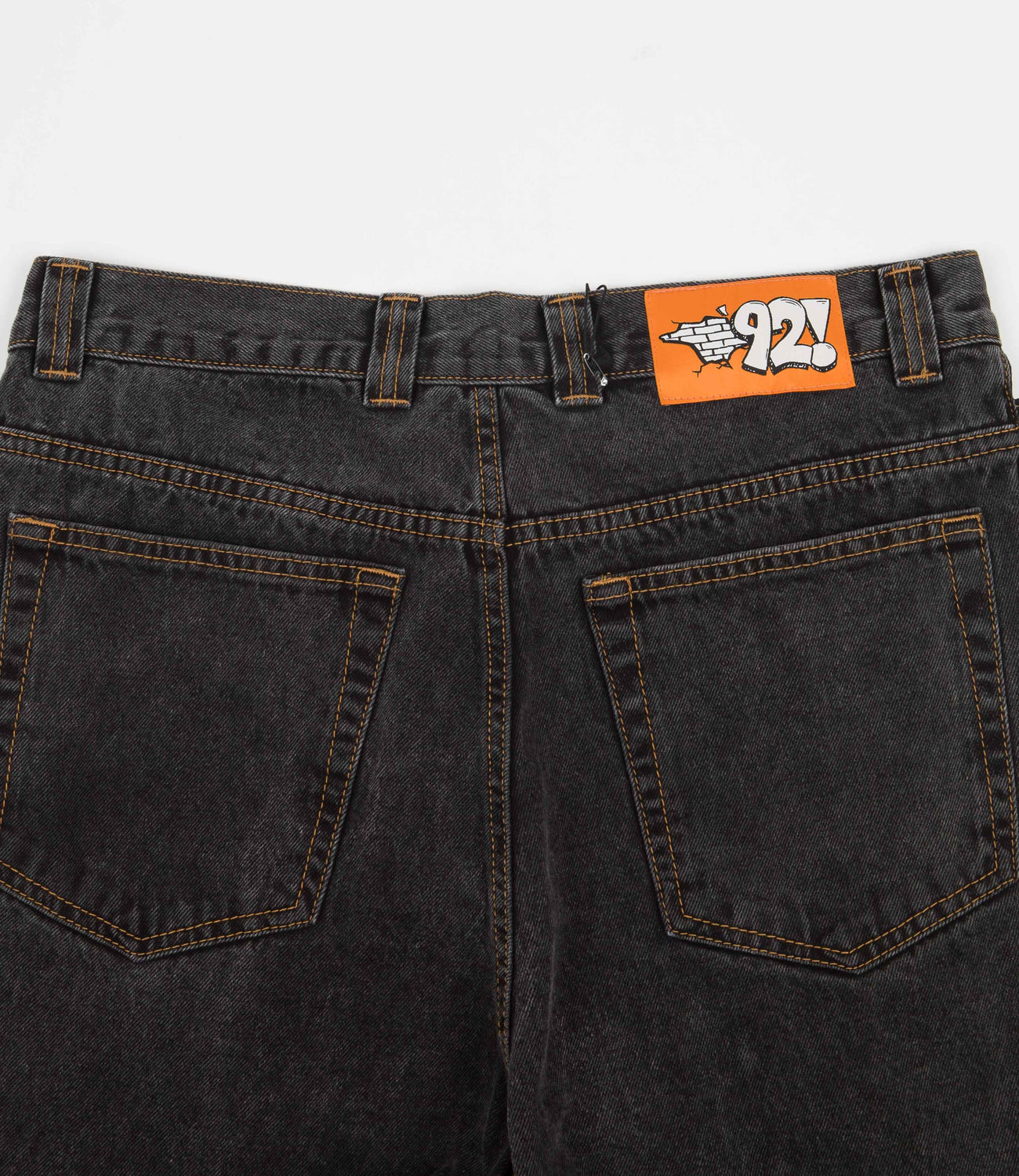 Polar '92 Denim Jeans - Washed Black | Flatspot 