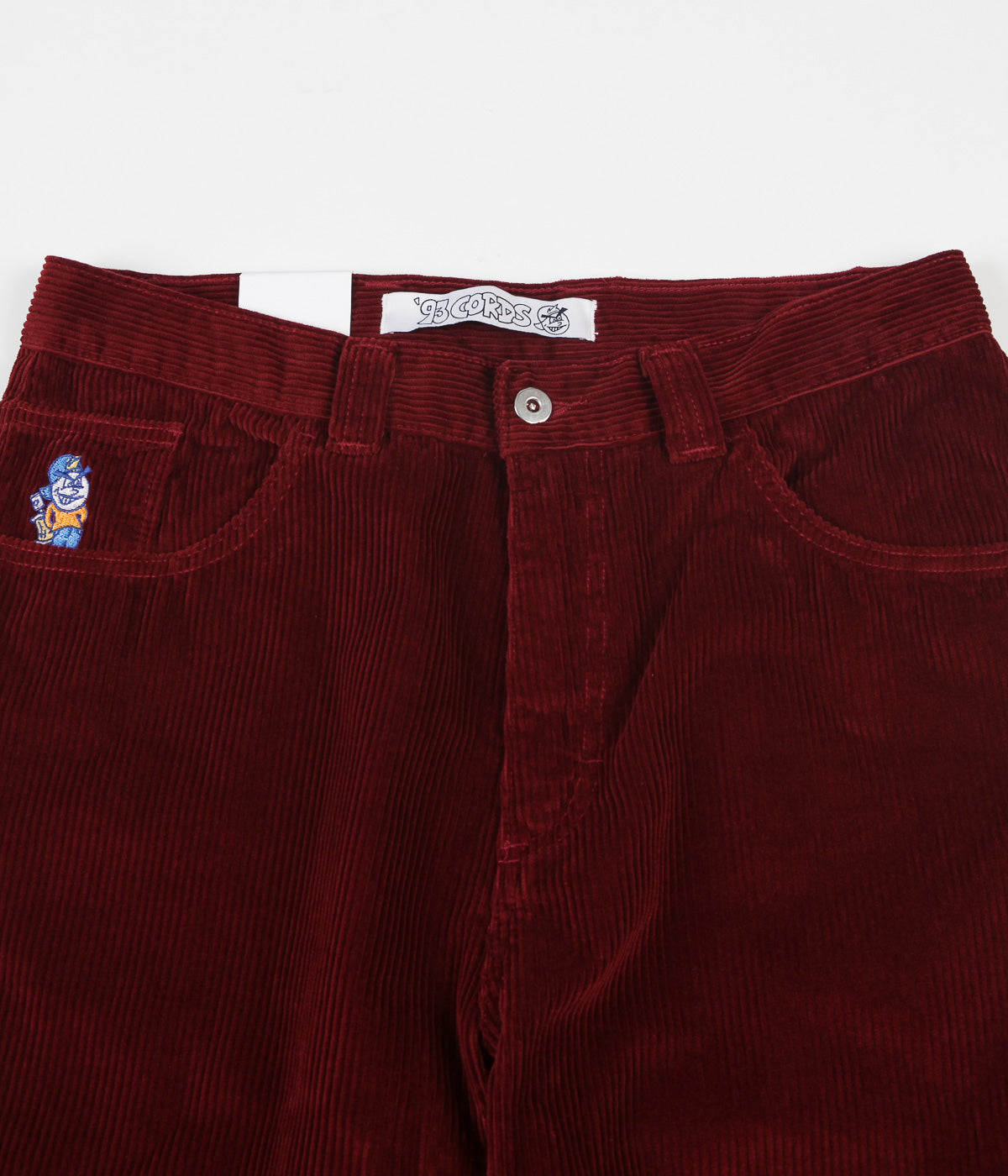 Polar 93 Cord Trousers - Red | Flatspot