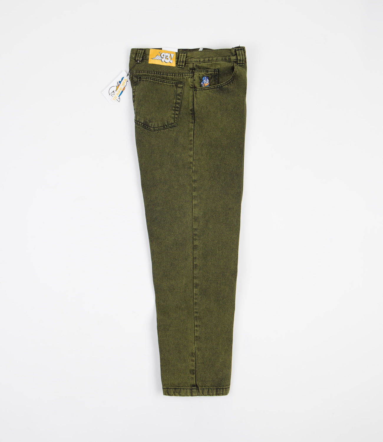 Polar 93 Denim Jeans - Dion Tracksuit Pants - Green Black | WpadcShops