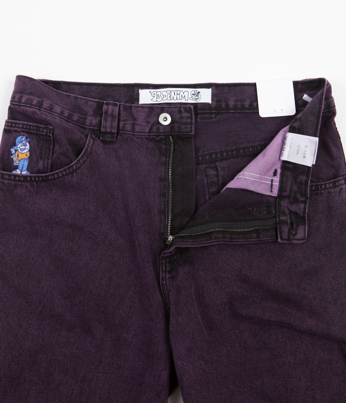 最新人気 polar skate 93denim purple black 28×30 kids-nurie.com