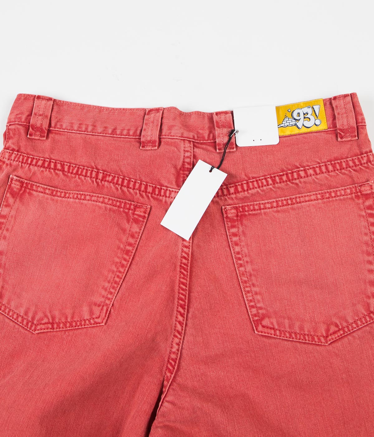 Polar 93 Denim Jeans - Washed Red | Flatspot