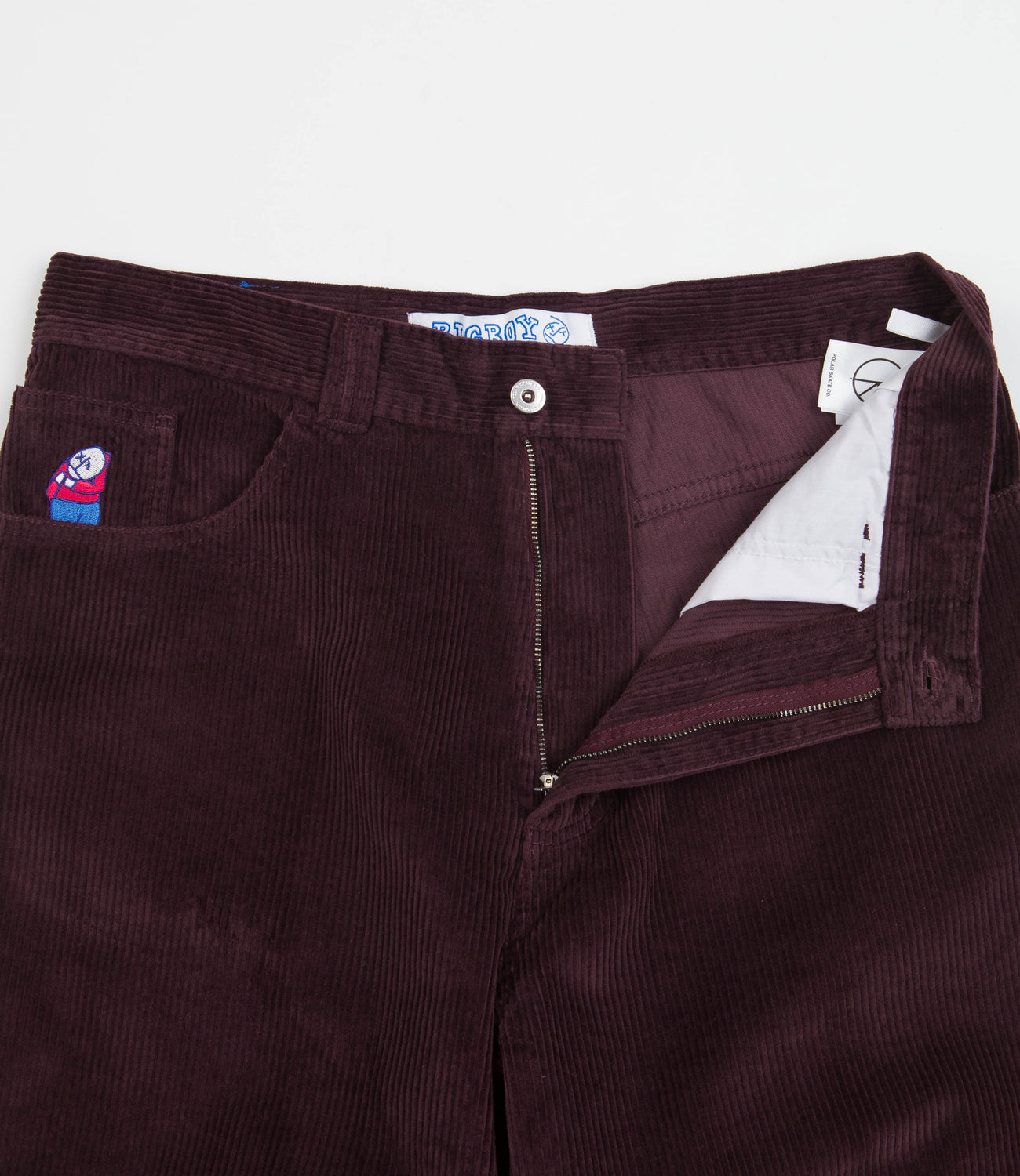 Polar Big Boy Cord Pants - Bordeaux | Flatspot