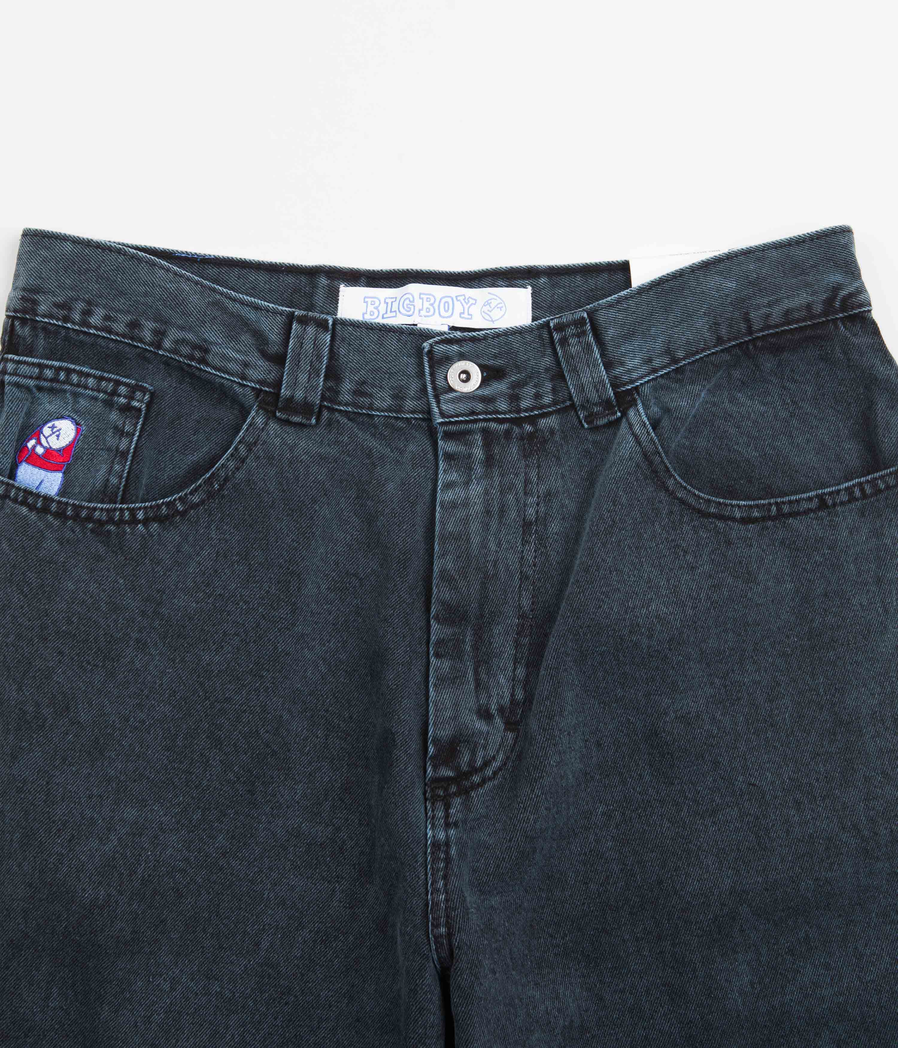 Polar Big Boy Jeans - Cyan Black | Flatspot