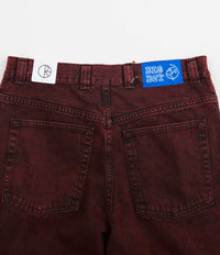 Polar Big Boy Jeans - Red Black | Flatspot