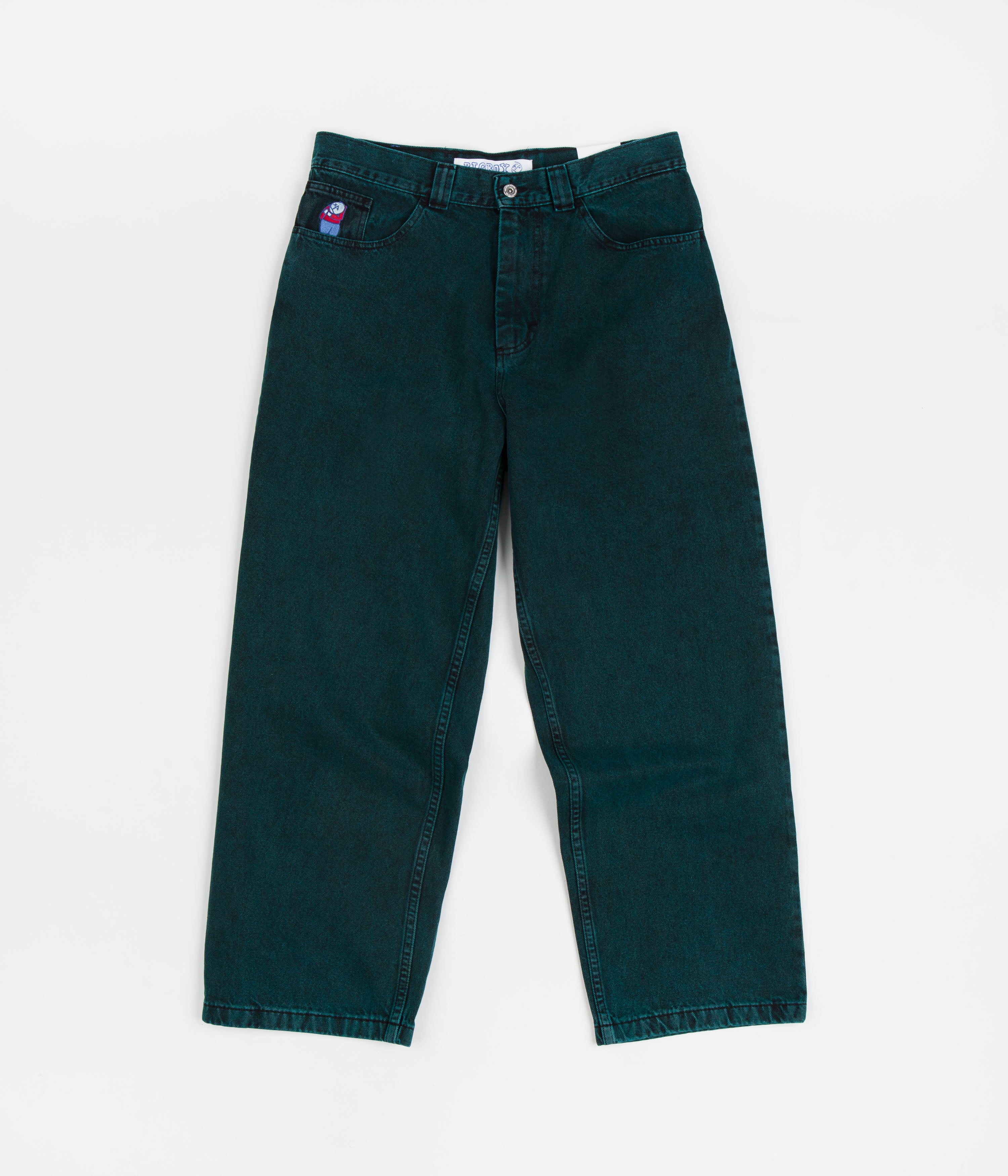 ビッグボーイPOLAR SKATE CO. BIG BOY JEANS TEAL BLACK - デニム/ジーンズ