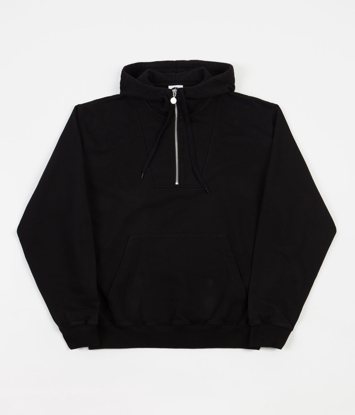 half zip black