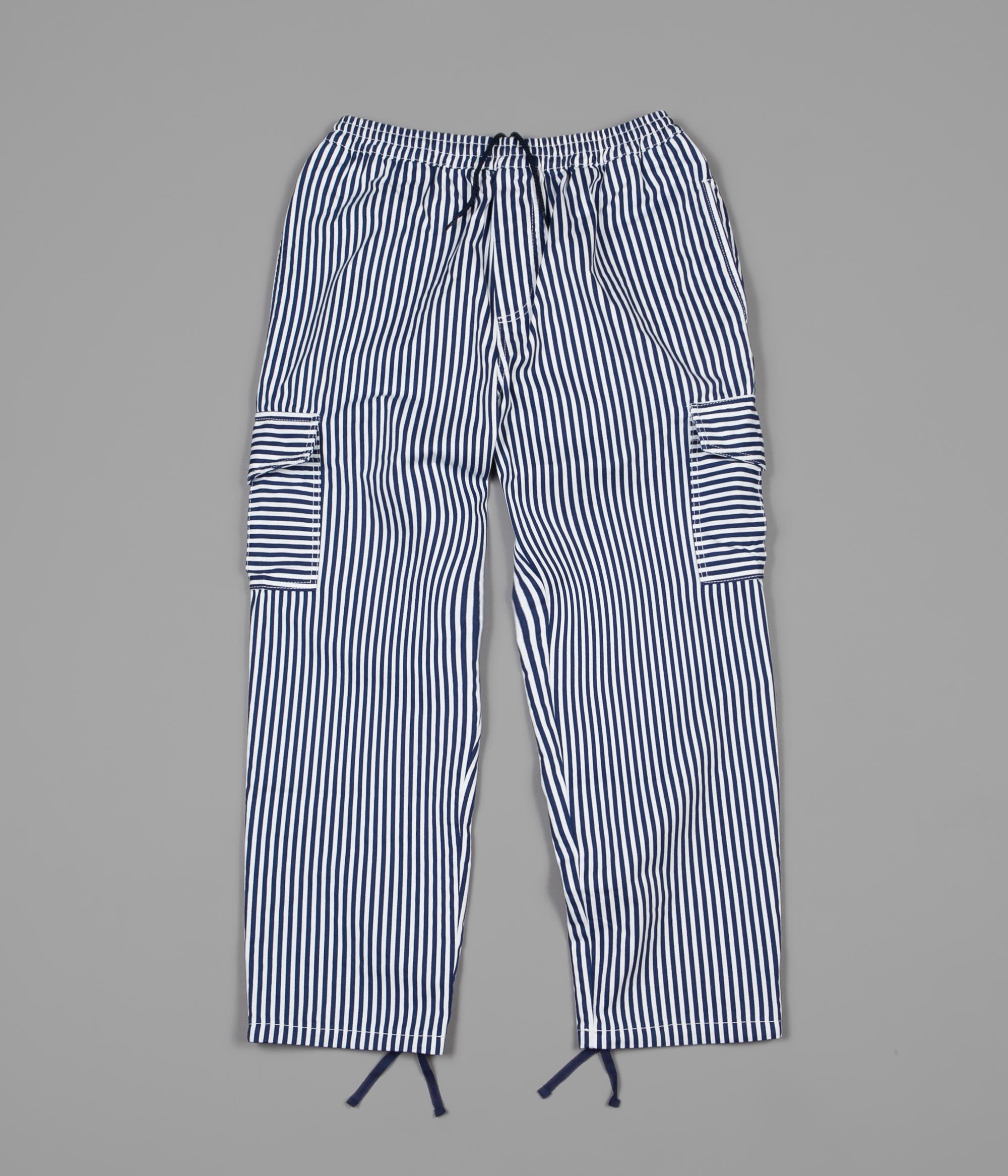 polar striped cargo pants