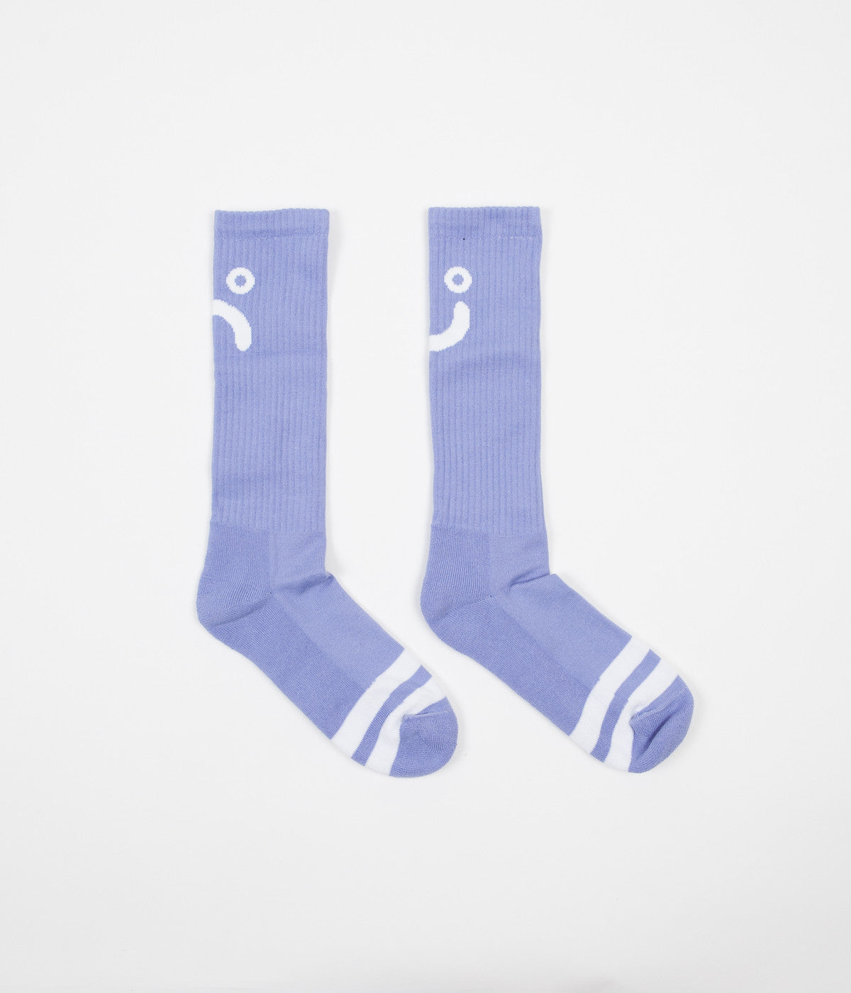 Polar Upside Down Happy Sad Socks - Lavender | Flatspot