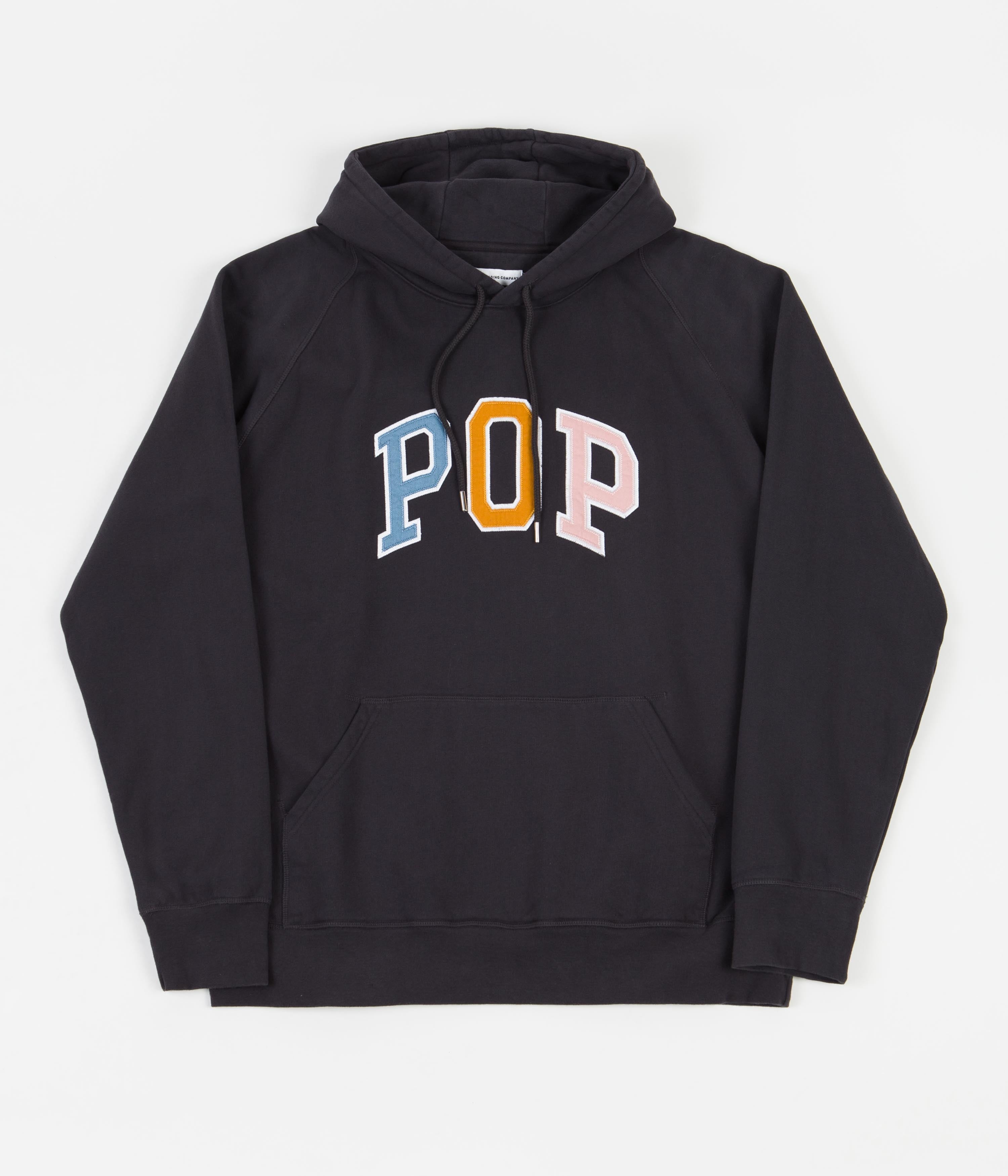 Pop Trading Company Arch Hoodie - Anthracite | Flatspot