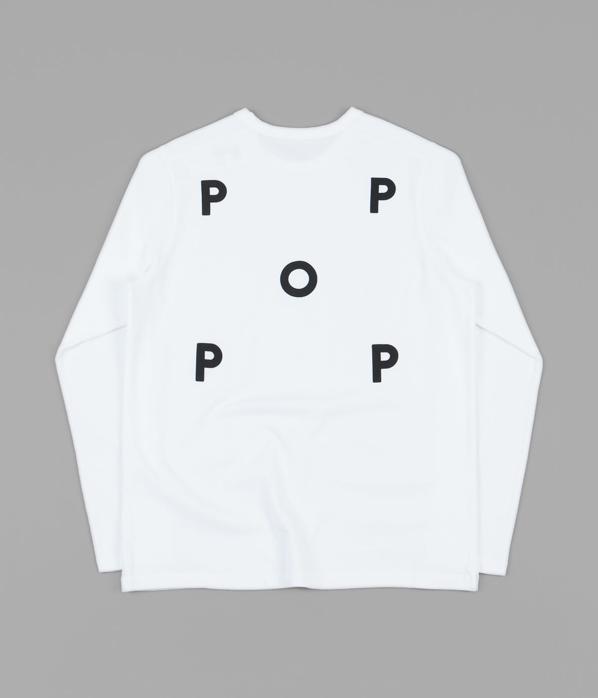 tilstødende Fordøjelsesorgan Joke WpadcShops - Shirt - Pop Trading Company Logo Long Sleeve T | Pyjama Short  T-shirt The - White / Black