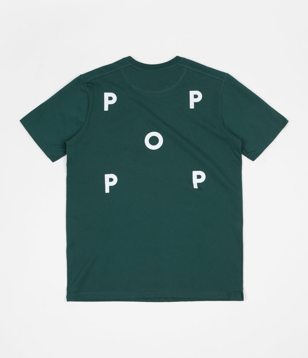 Pop Trading Company Logo T-Shirt - Sports Green | Flatspot